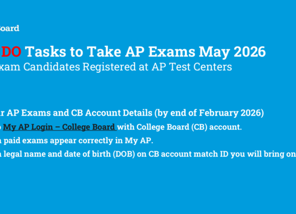 Required Preparations for AP Exam Candidates Registered at AP Test Centers